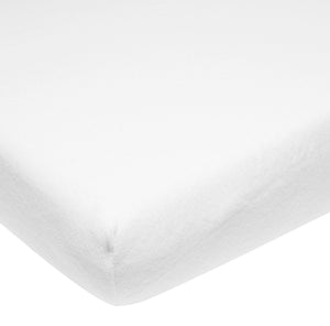 Meyco baby uni molton stretch hoeslaken co-sleeper - white - 50x90cm