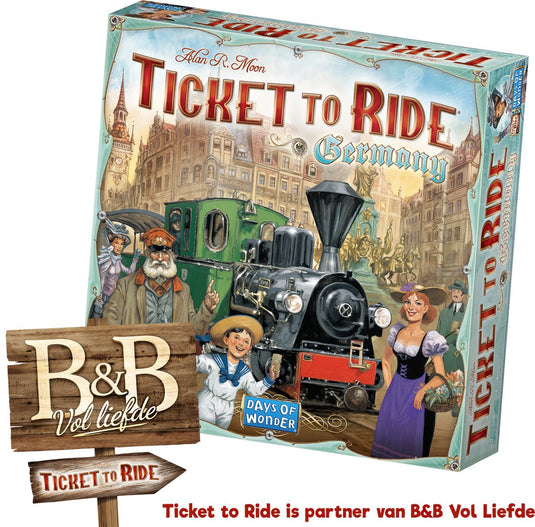 Days of wonder - ticket to ride germany - stedeneditie - bordspel