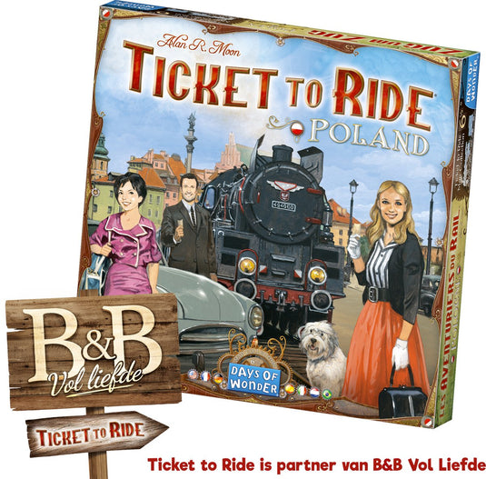Days of wonder ticket to ride polen - uitbreiding - bordspel