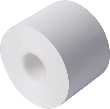 Brother bfa-274058-080 zwart op wit doorlopende, linerless labelrol van 58 mm breed en 51,8 meter lang voor het printen van hoogwaardige linerless labels zonder rugvel met exact de gewenste lengte. verpakking van 32 stuks.