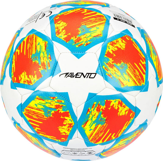 Avento voetbal - star wizard - blauw - maat 5 - ⌀ ca. 22 cm