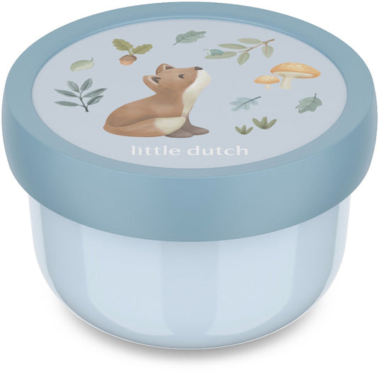 Mepal fruitbox campus little dutch - 300 ml - inclusief fruitvorkje - sluit goed af - snackdoosje - forest friends