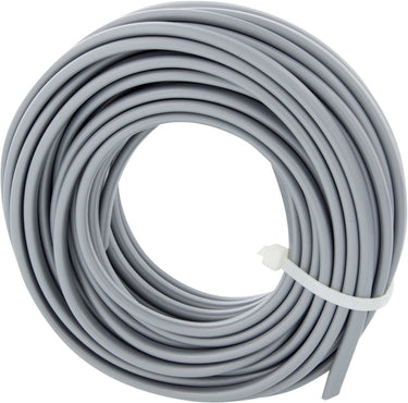 Q-link huishoudsnoer plat - belastbaar tot 1200w - 2 x 0.75 mmâ² - 10 m - zilver