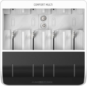 Ansmann comfort multi batterijlader nimh aaa (potlood), aa (penlite), c (baby), d (mono), 9 v (blok)