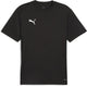 Puma teamgoal jersey heren sportshirt - black- white-flat dark gray