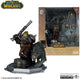 Mcfarlane world of warcraft action figures dwarf hunter 15 cm - blizzard - toys