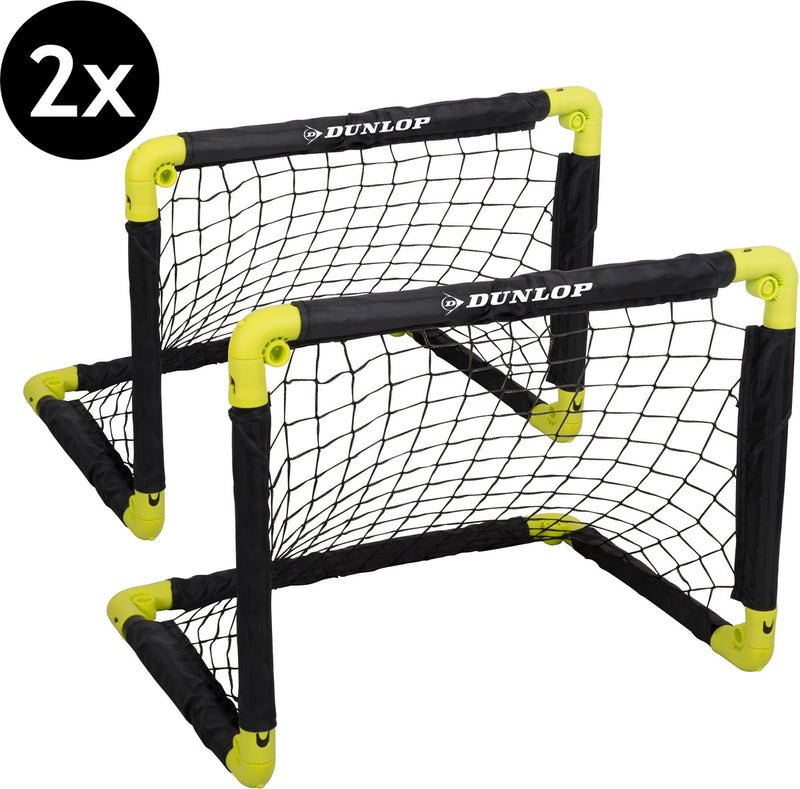 Afbeelding laden in galerijviewer, Dunlop voetbalgoal met grondpinnen, set van 2
