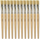 Kangaro lyonse penseel - maat 24 - kort ongelakt hout - doos a 12 stuks - k-840324