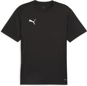 Puma teamgoal jersey heren sportshirt - black- white-flat dark gray
