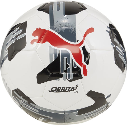 Puma orbita 6 ms unisex voetbal - white- black