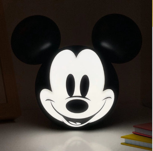 Disney mickey mouse 3d lamp - 14.5 cm - kinderkamer - slaapkamer - woonkamer - op batterijen