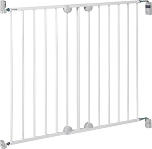 Safety 1st safety1st wall fix traphekje - uitschuifbaar - 62 t m 102 cm - schroefbevestiging - metal white