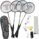 Vinz badminton set net - 4 personen