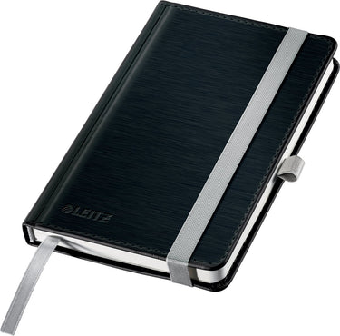 Leitz 44911094 notitieboek geruit satijn-zwart 80 vellen din a6