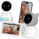 Lionelo babyline 9.2 ai - babyfoon met ai - full hd camera - nachtlampje - huildetectie - bewegingsdetectie - temperatuur- en vochtigheidssensor - tweeweg communicatie - vox modus - app-connectiviteit - voedingsherinnering
