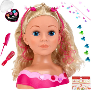Klein toys - princess coralie kappop met make-up - 27 cm