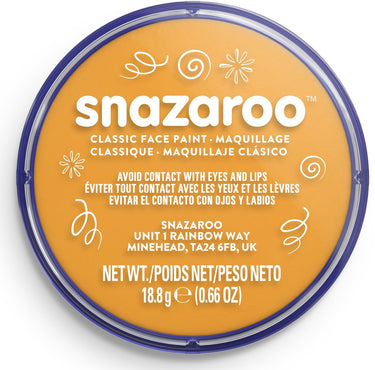 Snazaroo 1118244 - ochre yellow - 18ml aqua schmink kinderschmink voor kinderen en volwassenen