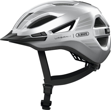 Abus fietshelm urban-i 4.0 lr signal silver xl - 60-64 cm - zilver - geschikt voor gebruik op elektrische fietsen - stadsfietsen - 300 g