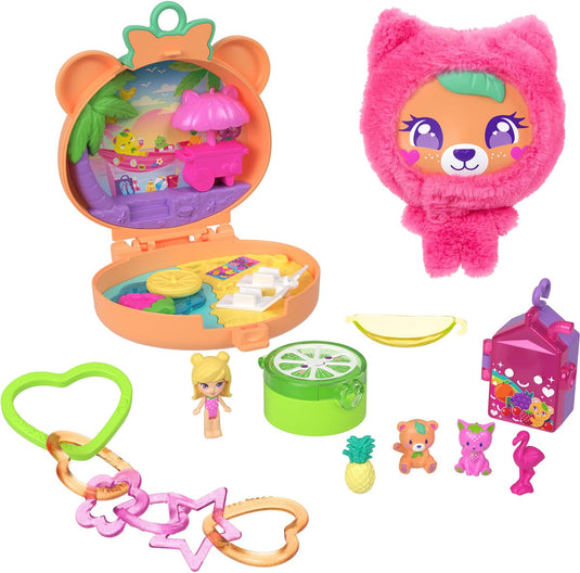Polly pocket knuffelbeer compacte speelset