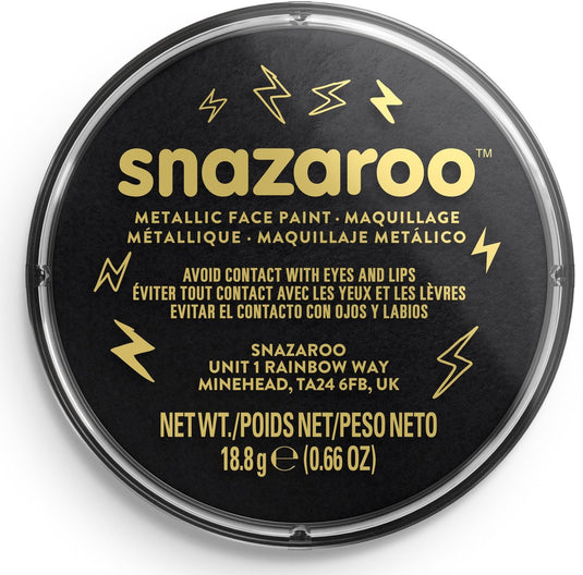 Snazaroo 1118110 - electric black - 18ml aqua schmink kinderschmink voor kinderen en volwassenen