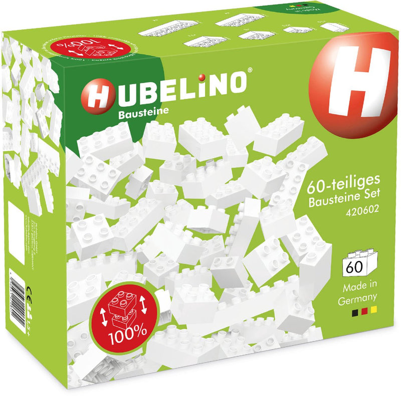 Afbeelding laden in galerijviewer, Hubelino bouwstenen wit - 60dlg.
