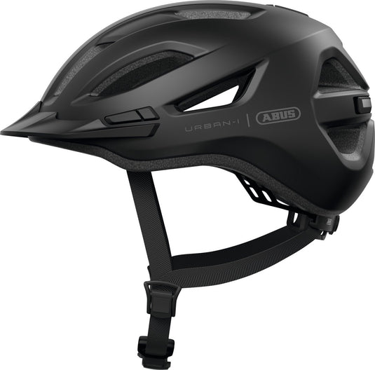 Abus fietshelm urban-i 4.0 lr velvet black s - 51-55 cm - zwart - geschikt voor gebruik op elektrische fietsen - stadsfietsen - 240 g