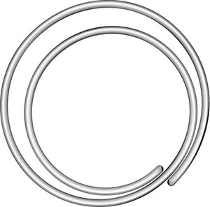 Alco paperclips - circular - 20 mm - spiraalvorm - doos 50 stuks
