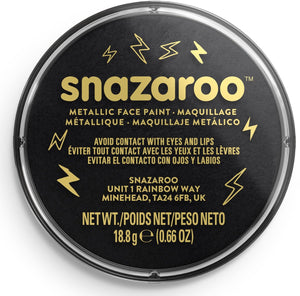 Snazaroo 1118110 - electric black - 18ml aqua schmink kinderschmink voor kinderen en volwassenen