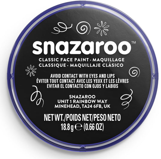 Snazaroo 1118111 - black - 18ml aqua schmink kinderschmink voor kinderen en volwassenen