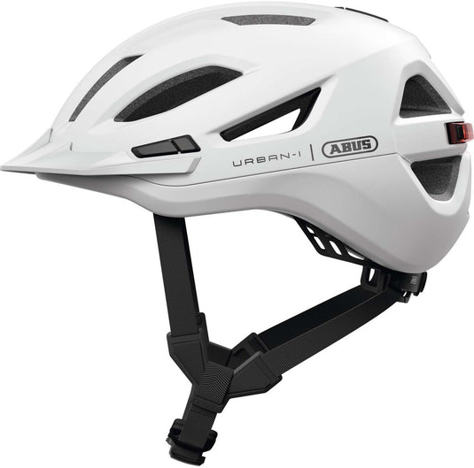 Abus fietshelm urban-i 4.0 ace polar white xl - 60-64 cm - wit - geschikt voor gebruik op elektrische fietsen - stadsfietsen - 320 g