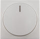 Busch-jaeger bal centraalplaat polar wit knop dimmer