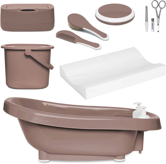 Bébé-jou thermobadset de luxe mocha mousse