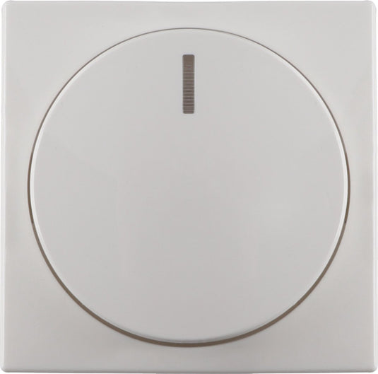 Busch-jaeger bal centraalplaat polar wit knop dimmer
