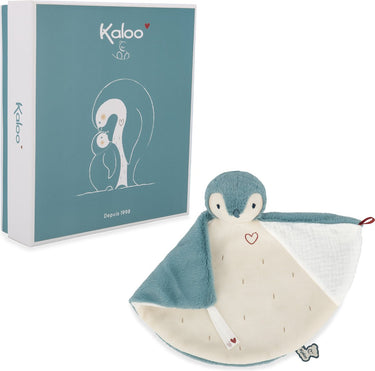 Kaloo - complices - knuffeldoek - pinguïn groen - 24cm