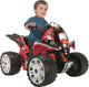 Injusa the beast elektrische kinderquad 12v rood zwart