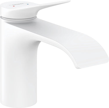 Hansgrohe vivenis ééngreeps wastafelmengkraan 80 ééngreeps wastafelmengkraan 80 zonder afvoer mat wit