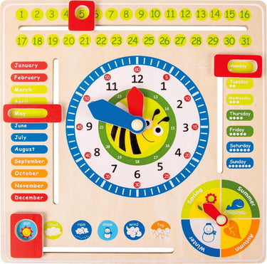 Small foot - educational board date, time season eng