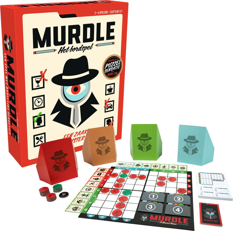 Chargez l'image dans la visionneuse de la galerie, Goliath murdle het bordspel - breinbreker - bordspel - crime spel - deductief redeneren - 2 tot 4 spelers
