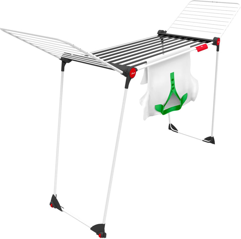 Afbeelding laden in galerijviewer, Vileda soft care droogrek - tafel droogrek - 21 m drooglengte - hoge vleugels - xxl waslijnen

