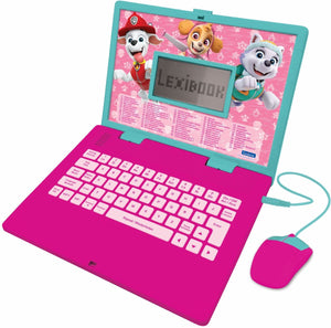 Lexibook paw patrol meisjes tweetalige educatieve laptop met 124 activiteiten (en de)