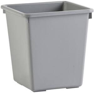 Prullenbak vepa bins vierkant taps 36cm hoog grijs