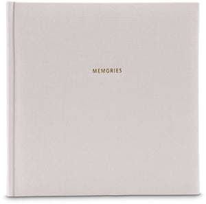 Hama album xl memories, 30x30 cm, 50 zwarte pagina's, grijs