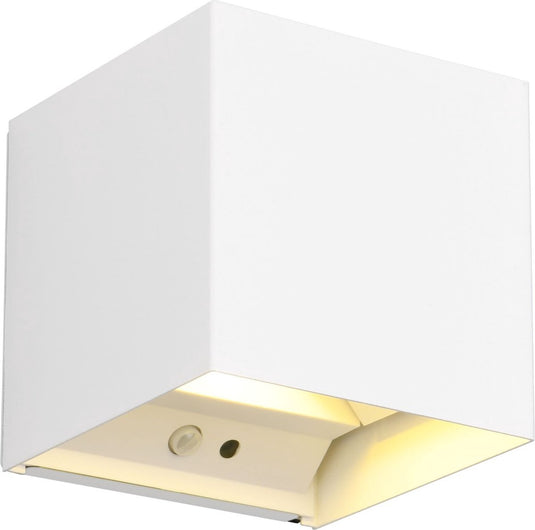 Rl live your light reality talent - wandlamp - wit mat - incl. 2x smd 1w - oplaadbaar - draadloos - beweginssensor - schemeringssensor - accuvoeding - buitenverlichting - ip44