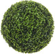 Mica decorations kunstplant buxus bol - theeblad - groen - d37 cm - uv-bestendig - buxusplant - buxusbol
