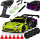 Overmax x-drifty - r c auto 1:16 - 4wd - 40 min speeltijd - 20 km u - led-lampen - 2 set wielen - drift race - hindernissen stickers - snel opladen - kinderen vanaf 3 jaar - bestuurbare auto