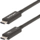 Startechcom startech.com 6ft (2m) active thunderbolt 4 cable, 40gbps, 100w pd, 4k8k, intel certified, compatible wthunderbolt 3usb 3.2displayport (a40g2mb-tb4-cable) - usb-kabel