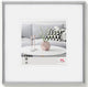 Walther galeria - kunststof lijst - fotoformaat 30x30 cm - zilver