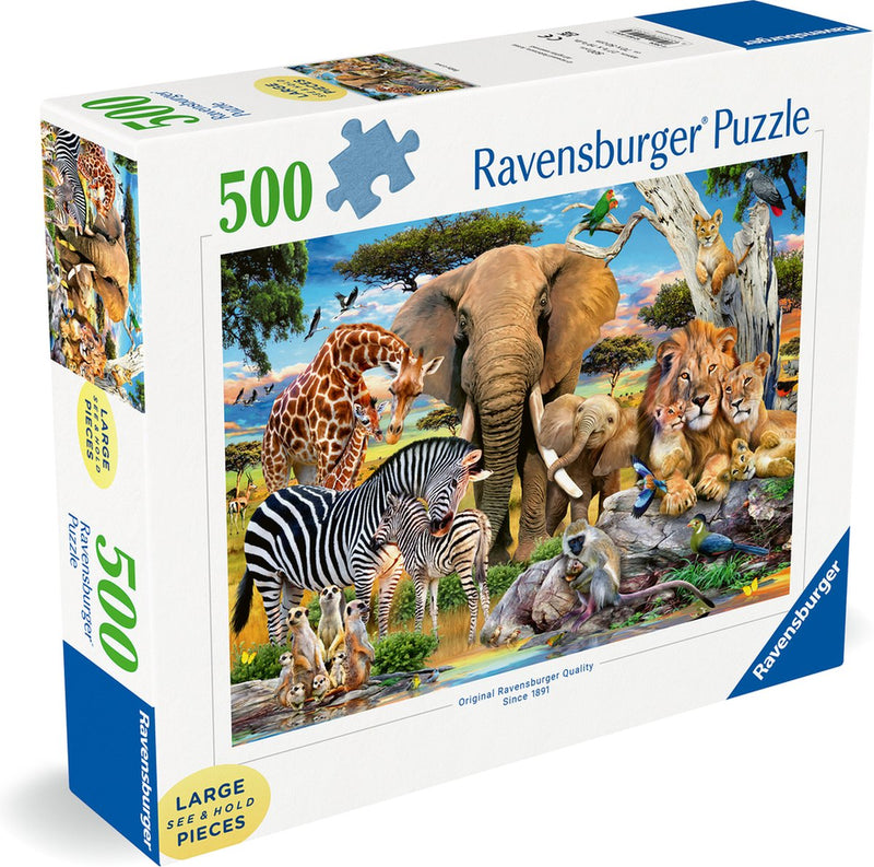 Afbeelding laden in galerijviewer, Ravensburger puzzel baby love - legpuzzel - 500 large format stukjes

