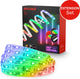 Briloner pimp your panel - uitbreidingsset led strip 2,6m - 8023252 - uitbreidingsset rgb - pimp your panel - inkortbaar - zelfklevend - uitschuifbaar - 262,5 x 1 cm