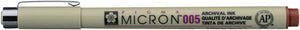 Sakura pigma micron 005 pen bruin